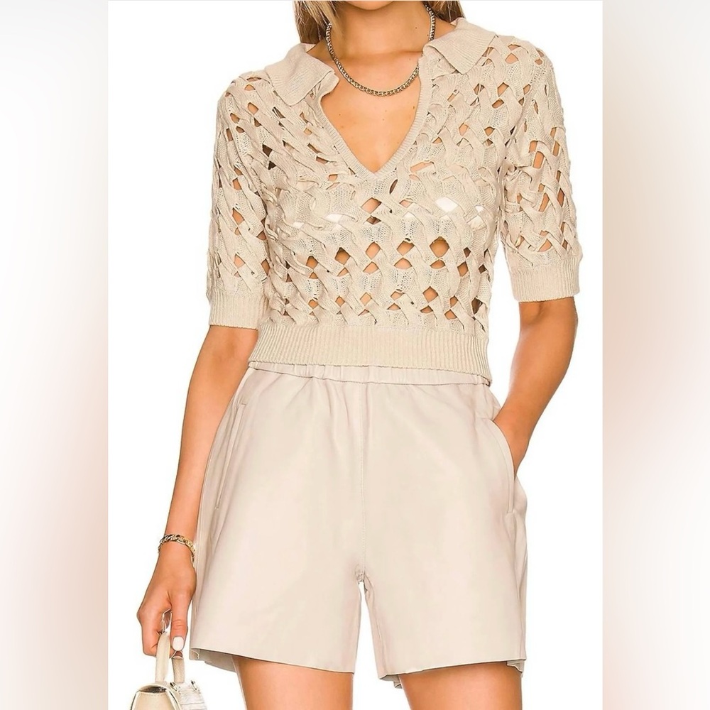 Ronny Kobo Naveen Knit Top NWT
